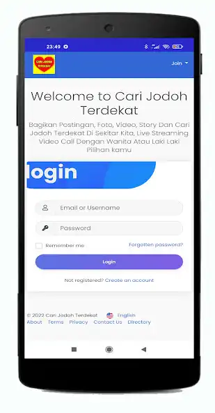 Play Cari Jodoh Terdekat-Cari Pacar as an online game Cari Jodoh Terdekat-Cari Pacar with UptoPlay