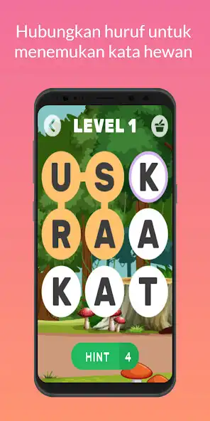 Play Cari Kata Nama Hewan as an online game Cari Kata Nama Hewan with UptoPlay