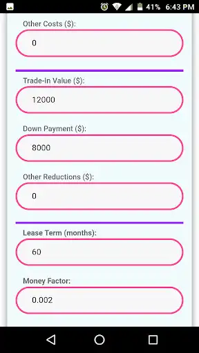 Play Car Lease Calculator as an online game Car Lease Calculator with UptoPlay