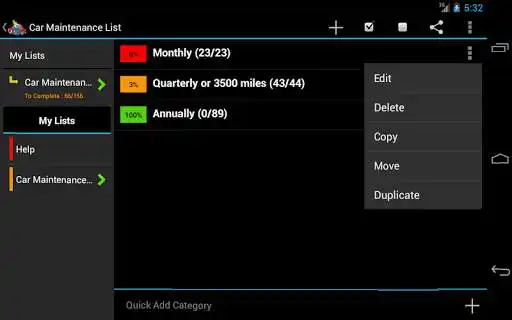 Play Car Maintenance List FREE  and enjoy Car Maintenance List FREE with UptoPlay