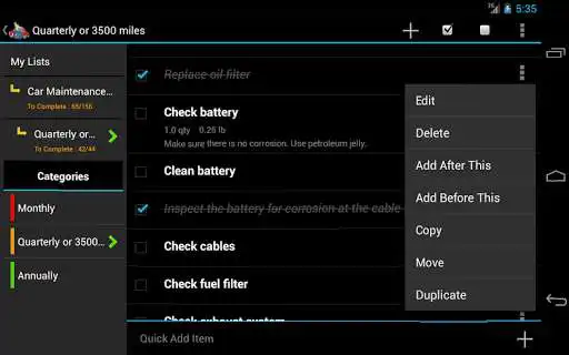 Play Car Maintenance List FREE as an online game Car Maintenance List FREE with UptoPlay