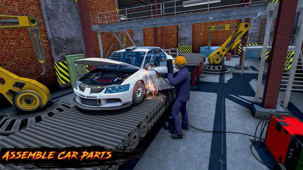 Play Car Maker Factory Mechanic as an online game Car Maker Factory Mechanic with UptoPlay