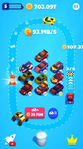 Play Car Merge Race as an online game Car Merge Race with UptoPlay