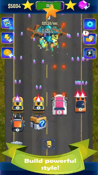 Play Car Merge  Shoot Defense as an online game Car Merge  Shoot Defense with UptoPlay