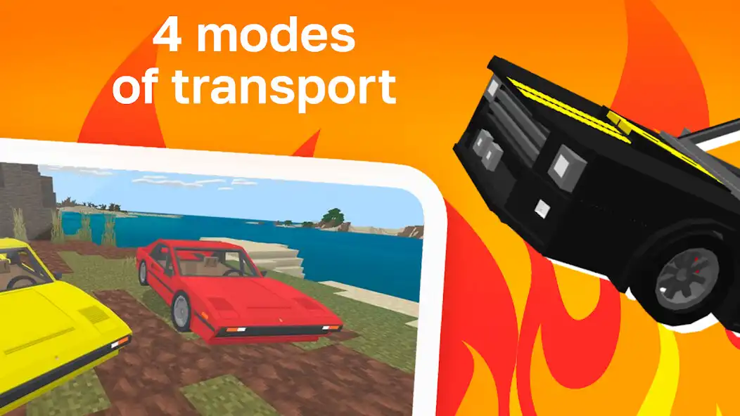 Play Car mod mcpe as an online game Car mod mcpe with UptoPlay
