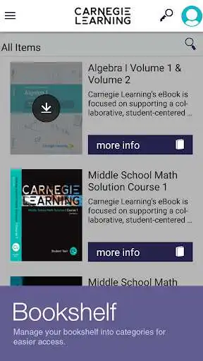 Play APK Carnegie Learning eBook  and enjoy Carnegie Learning eBook with UptoPlay com.hurix.carnegielearning.cloudreader
