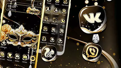 Play Carnival Mask Launcher Theme  and enjoy Carnival Mask Launcher Theme with UptoPlay