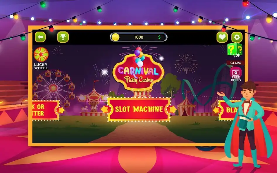 Play Carnival Party casino  and enjoy Carnival Party casino with UptoPlay