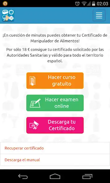 Play Carné manipulador de alimentos  and enjoy Carné manipulador de alimentos with UptoPlay