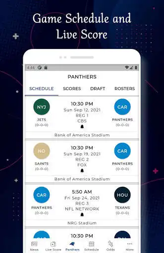 Play Carolina - Football Live Score & Schedule as an online game Carolina - Football Live Score & Schedule with UptoPlay
