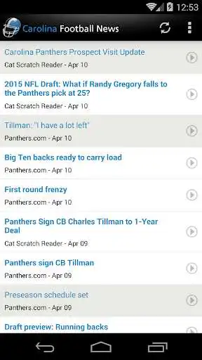 Play Carolina Football News