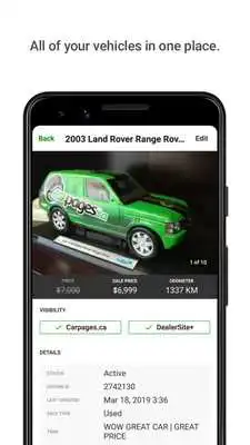 Play Carpages.ca Dashboard