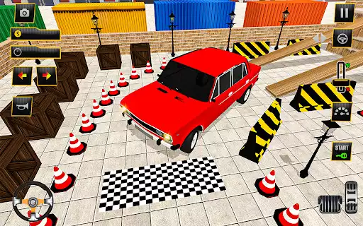 Play Car Parking 3d game car sim as an online game Car Parking 3d game car sim with UptoPlay