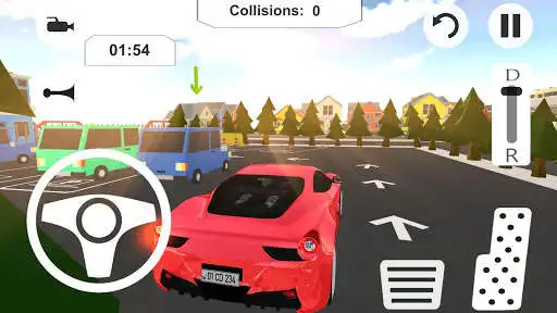 Play Car Parking 3D Simulator Game as an online game Car Parking 3D Simulator Game with UptoPlay