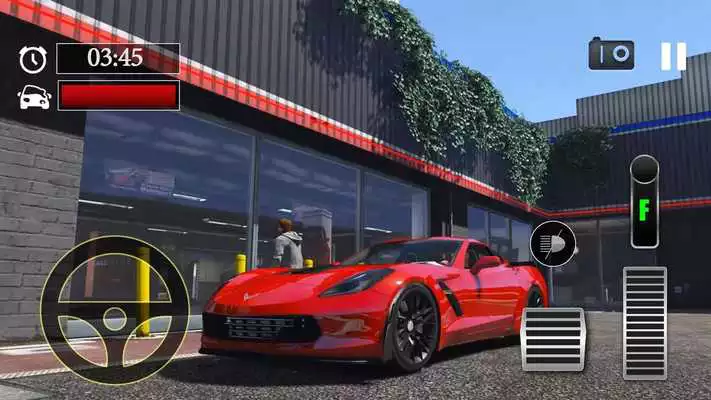 Car Parking Chevrolet Corvette Simulator online game with UptoPlay
