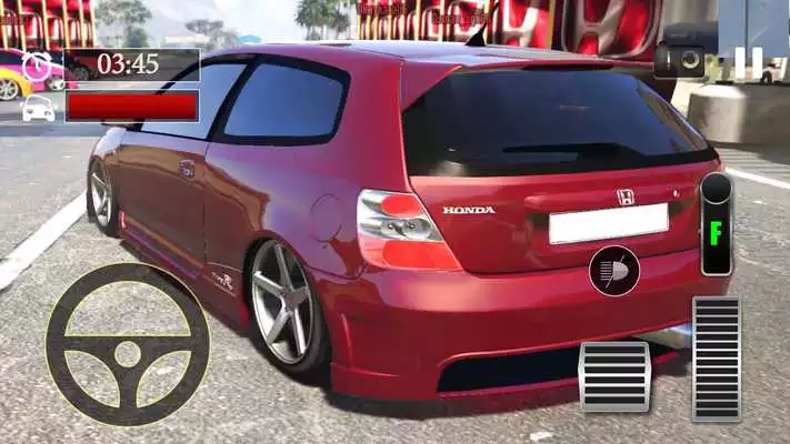 Play Car Parking Honda Civic Type-R Simulator Play Car Parking Honda Civic Type-R Simulator