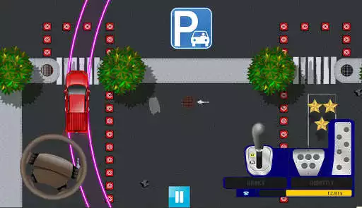Play Car Parking Simulator 2D as an online game Car Parking Simulator 2D with UptoPlay
