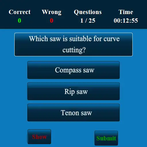 Play Carpenter MCQ as an online game Carpenter MCQ with UptoPlay