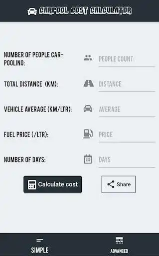 Play Carpooling Cost Calculator  and enjoy Carpooling Cost Calculator with UptoPlay