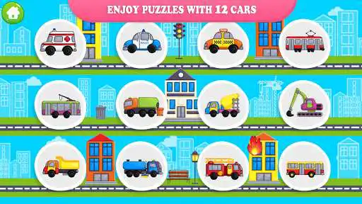 Play Car Puzzles for Kids as an online game Car Puzzles for Kids with UptoPlay