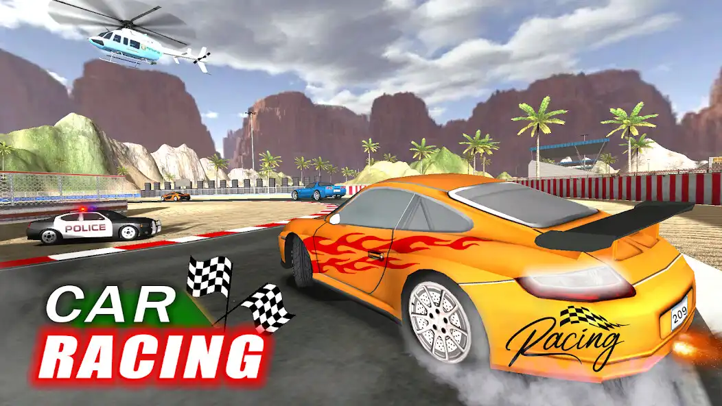 Play Car Racing 3D Game : Car Games as an online game Car Racing 3D Game : Car Games with UptoPlay