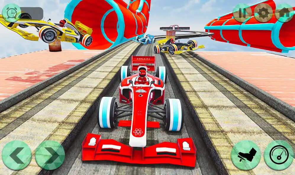 Play Car Racing Car Games Mega Ramp as an online game Car Racing Car Games Mega Ramp with UptoPlay