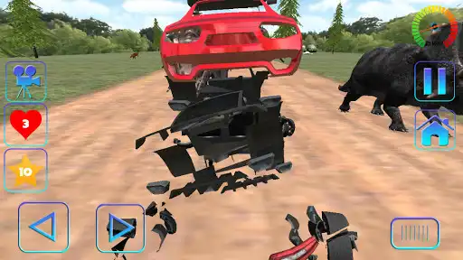 Play Car Racing in Dinos