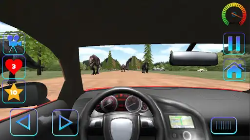 Play Car Racing in Dinos