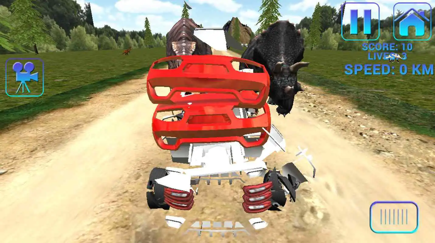 Play Car Racing in Dinos