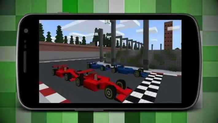 Play Car Racing Map for Minecraft MCPE