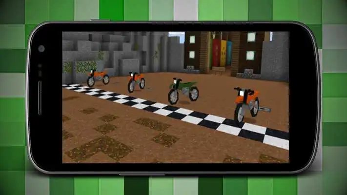 Play Car Racing Map for Minecraft MCPE