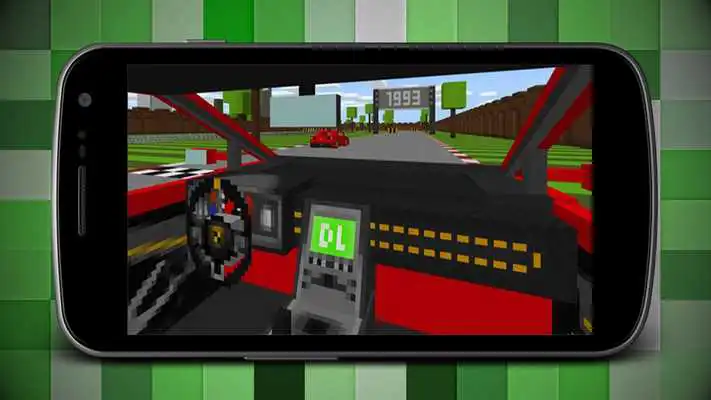 Play Car Racing Map for Minecraft MCPE