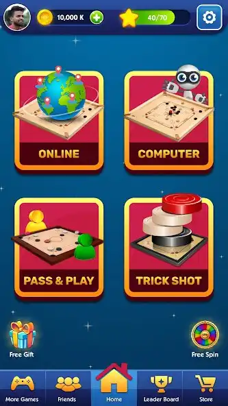 Play Carrom Board Club - Play Online Pool Friends Game  and enjoy Carrom Board Club - Play Online Pool Friends Game with UptoPlay