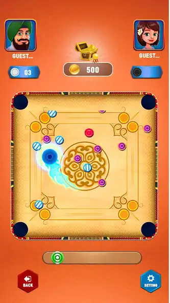 Play Carrom Board Disc Carrom Pool  and enjoy Carrom Board Disc Carrom Pool with UptoPlay