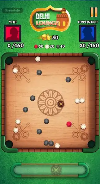 Play Carrom Clash 2023 carrom game as an online game Carrom Clash 2023 carrom game with UptoPlay