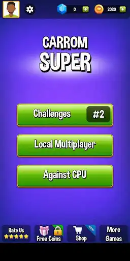Play Carrom Super  and enjoy Carrom Super with UptoPlay