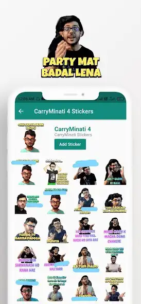 Play Carryminati Stickers as an online game Carryminati Stickers with UptoPlay
