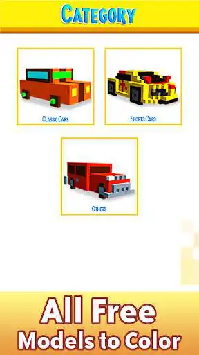 Play Cars 3D Color by Number - Voxel, Puzzle Coloring Play Cars 3D Color by Number - Voxel, Puzzle Coloring