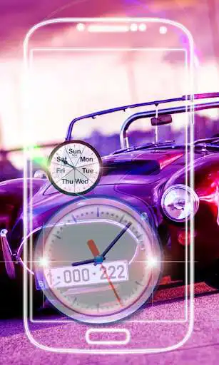 Play APK Cars Clock Live Wallpaper  and enjoy Cars Clock Live Wallpaper with UptoPlay ripple.gallary.clock.cars