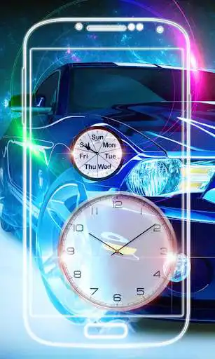 Play APK Cars Clock Live Wallpaper  and enjoy Cars Clock Live Wallpaper with UptoPlay ripple.gallary.clock.cars