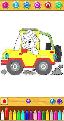 Play Cars Coloring Book
