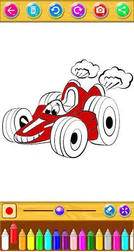 Play Cars Coloring Book