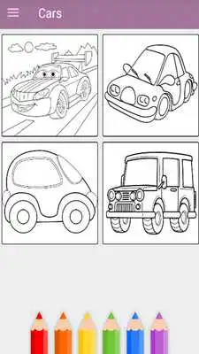 Play Cars Coloring Book - Vehicles Coloring Pages