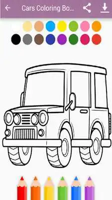 Play Cars Coloring Book - Vehicles Coloring Pages