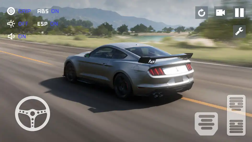 Play Cars Ford Mustang GT Simulator as an online game Cars Ford Mustang GT Simulator with UptoPlay