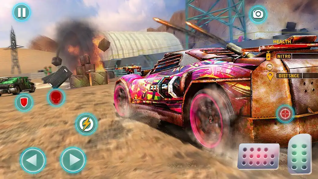 Play Car Shooting Racing Game as an online game Car Shooting Racing Game with UptoPlay