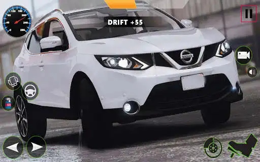 Play Car Simulator 2021 : Qashqai Drift & drive as an online game Car Simulator 2021 : Qashqai Drift & drive with UptoPlay