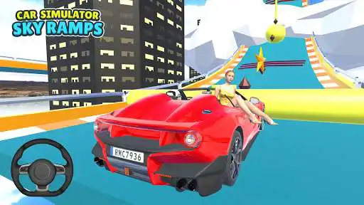 Play Car Simulator Sky Ramps as an online game Car Simulator Sky Ramps with UptoPlay