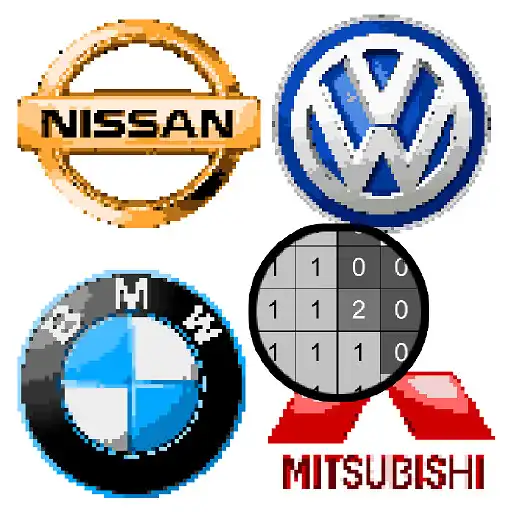 Play Cars Logo Pixel Art Coloring APK