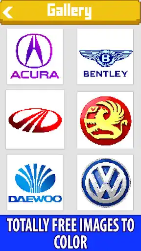 Play Cars Logo Pixel Art Coloring  and enjoy Cars Logo Pixel Art Coloring with UptoPlay